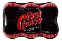first choice cola no sugar 6 pack