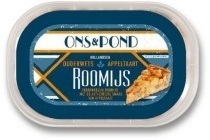 ons en pond appeltaartijs 750 ml