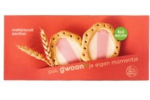 g woon melkbiscuit aardbei