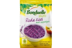 bonduelle rode kool met appel