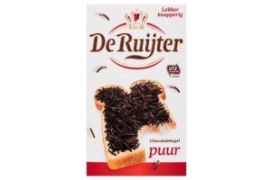 de ruijter chocoladehagel puur