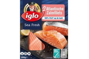 iglo 2 atlantische zalmfilets