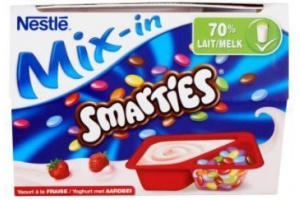 smarties yoghurt aardbei 2 pak