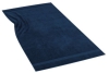 luxe badstof badhanddoek donkerblauw
