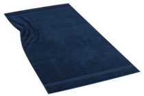 luxe badstof badhanddoek donkerblauw