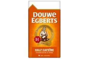 douwe egberts snelfilter half cafeine