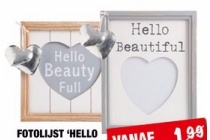 fotolijst hello beautiful