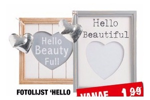 fotolijst hello beautiful