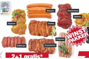 barbecuevlees mini verpakkingen