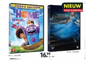 dvd s home en route en cinderella