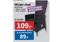 wicker stoel