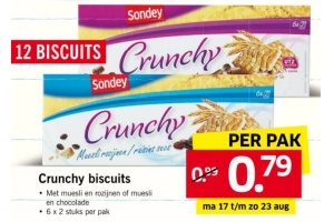 crunchy biscuits