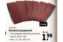 bandschuurpapierset