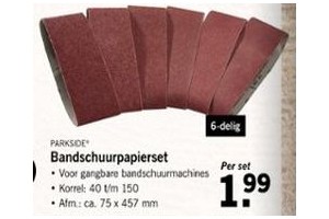 bandschuurpapierset