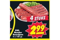 xxl runder saucijzen