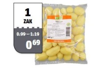 poiesz krieltjes aardappelblokjes of aardappelschijfjes
