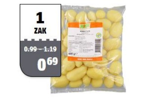 poiesz krieltjes aardappelblokjes of aardappelschijfjes