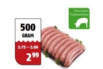saucijsjes of verse worst