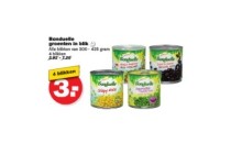 bonduelle groenten in blik