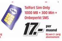 telfort sim only