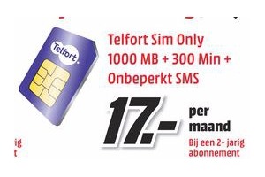 telfort sim only