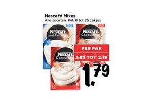 nescaf en eacute mixes
