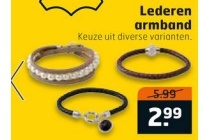 lederen armband