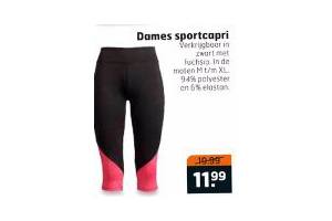 dames sportcapri