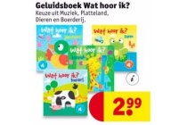 geluidsboek wat hoor ik