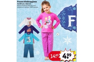 frozen kinderpyjama