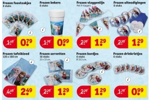 Wijden Erfgenaam Mobiliseren Frozen kinderfeestje artikelen nu vanaf €0,79 - Beste.nl