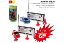 auto in blikje