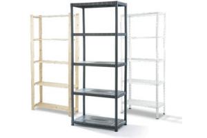 metalen wandrek zwart of wit