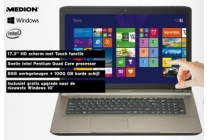 medion 17 en quot notebook met touchscreen