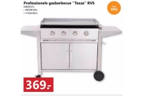 professionele gasbarbecue en quot texas en quot rvs