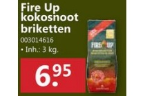 fire up kokosnoot briketten