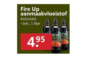 fire up aanmaakvloeistof