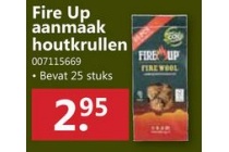 fire up aanmaak houtkrullen