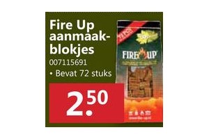 fire up aanmaakblokjes