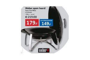 weber open haard