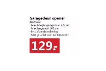 garagedeur opener