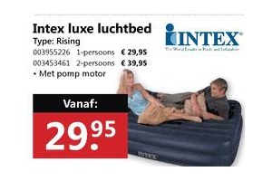 intex luxe luchtbed