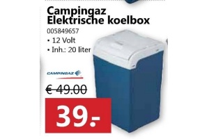 Presentator Uitdrukkelijk Offer Campingaz elektrische koelbox, 12 volt / 20 liter voor €39,00 - Beste.nl