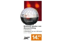 bluetooth speaker met discoverlichting