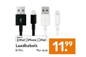 laadkabels 8 pin