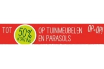 tuinmeubelen en parasols