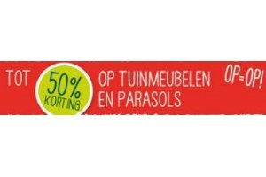 tuinmeubelen en parasols