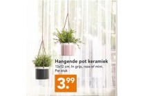 hangende pot keramiek