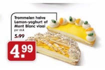 trommelen halve lemon yoghurt vlaai of mont blancvlaai