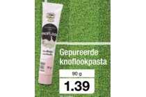 gepureerde knoflookpasta